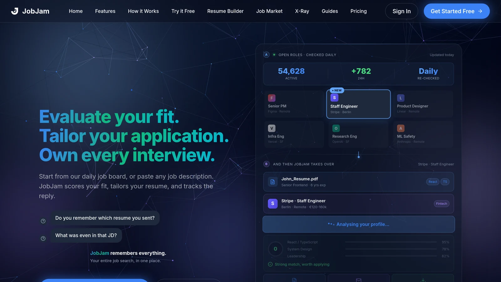 JobJam.io — AI Job Search & Application Platform